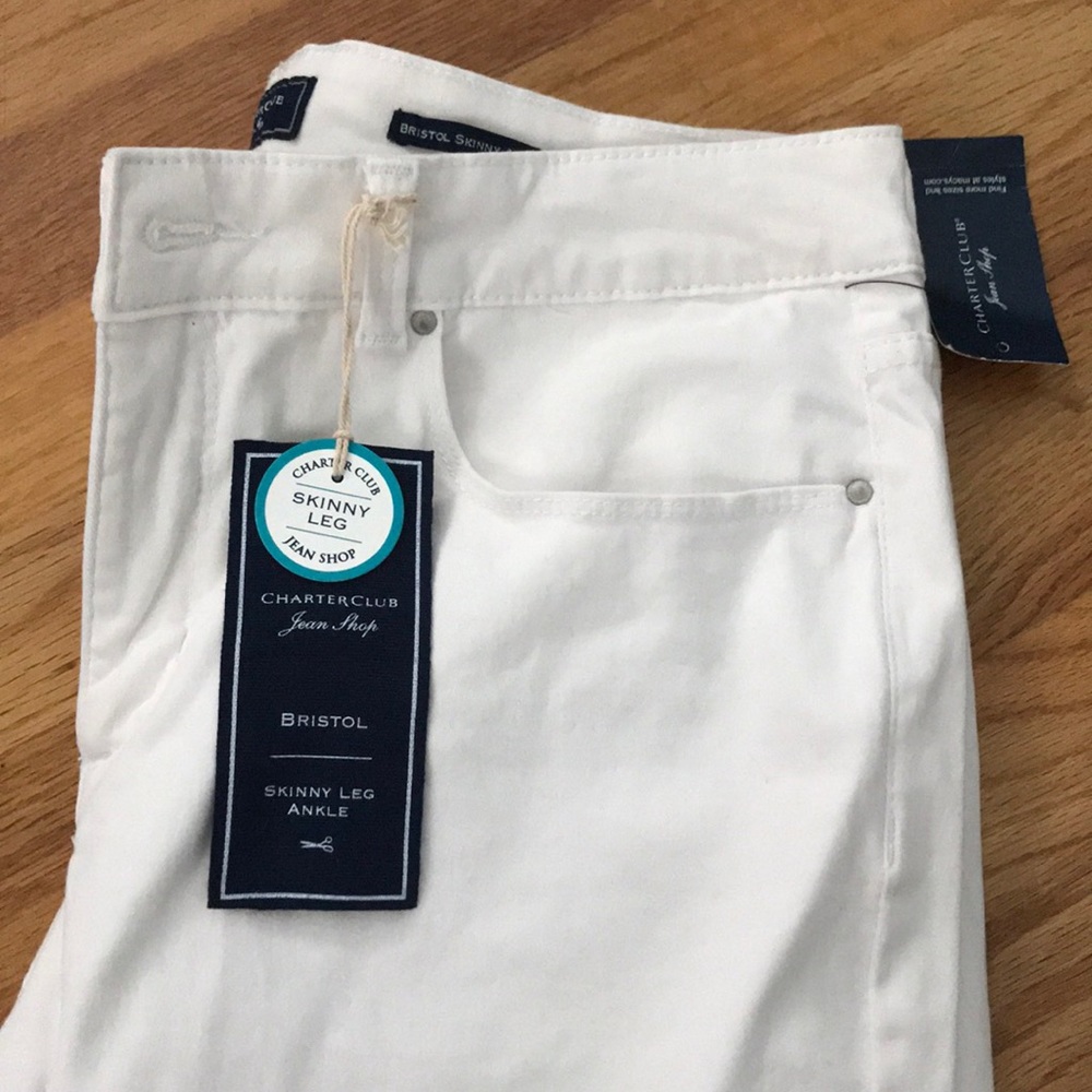 Charter Club White Skinny Pant!